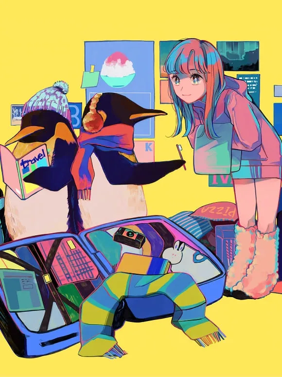 バケモノの冬休み2021 キービジュアル・広報 | リチャード君