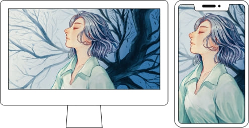 キービジュアルのイラスト納品