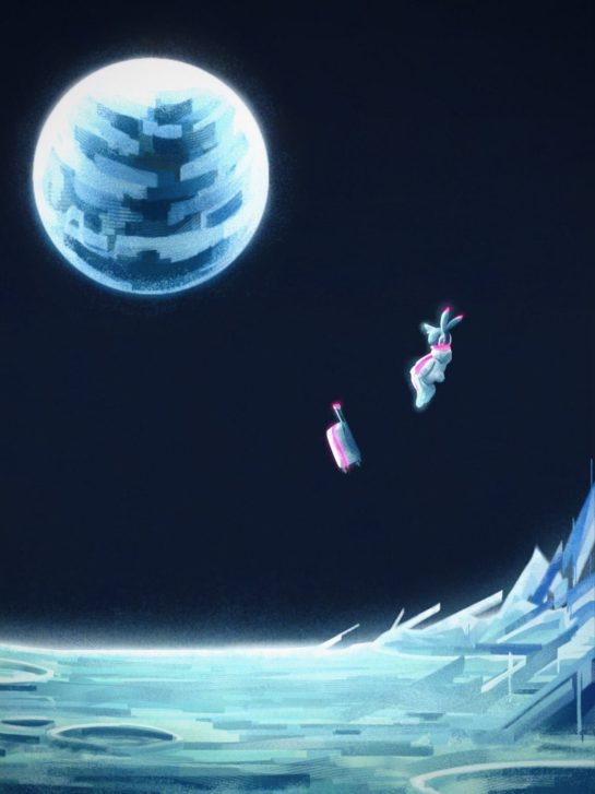 旅行先は……宇宙！