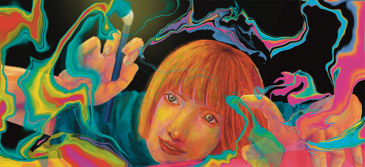 彩りを一筆に込めて